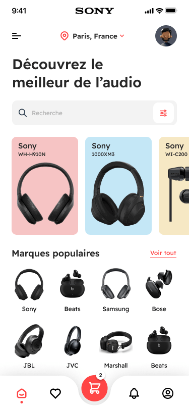 Maquettes mobile